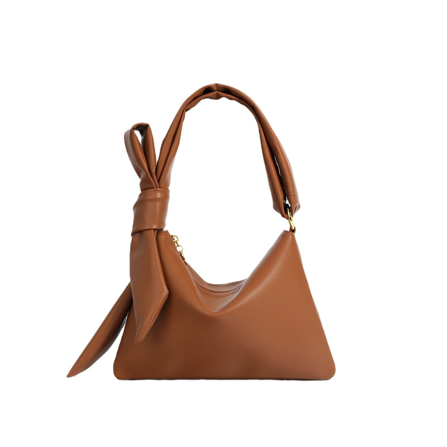 Crossbody-taske med én skulder i stort format af avanceret bærbart okselæder