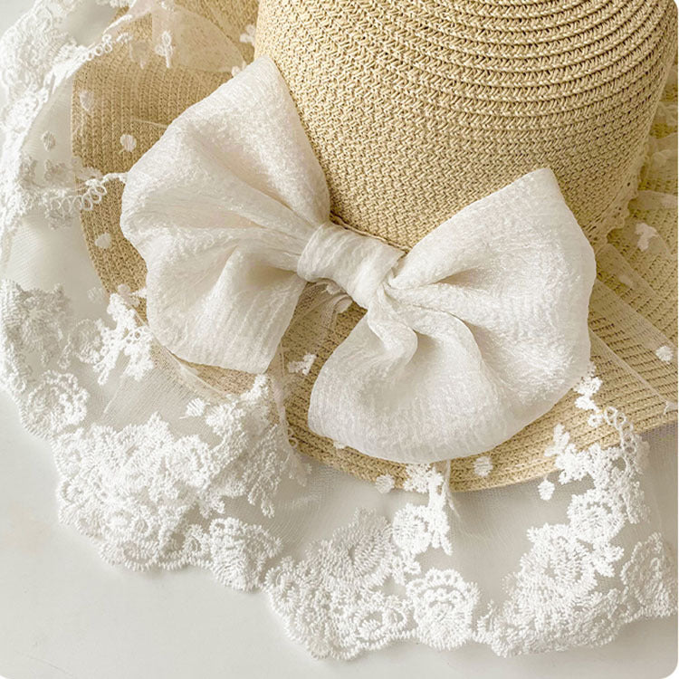 Women's Summer Bowknot Sun Hat