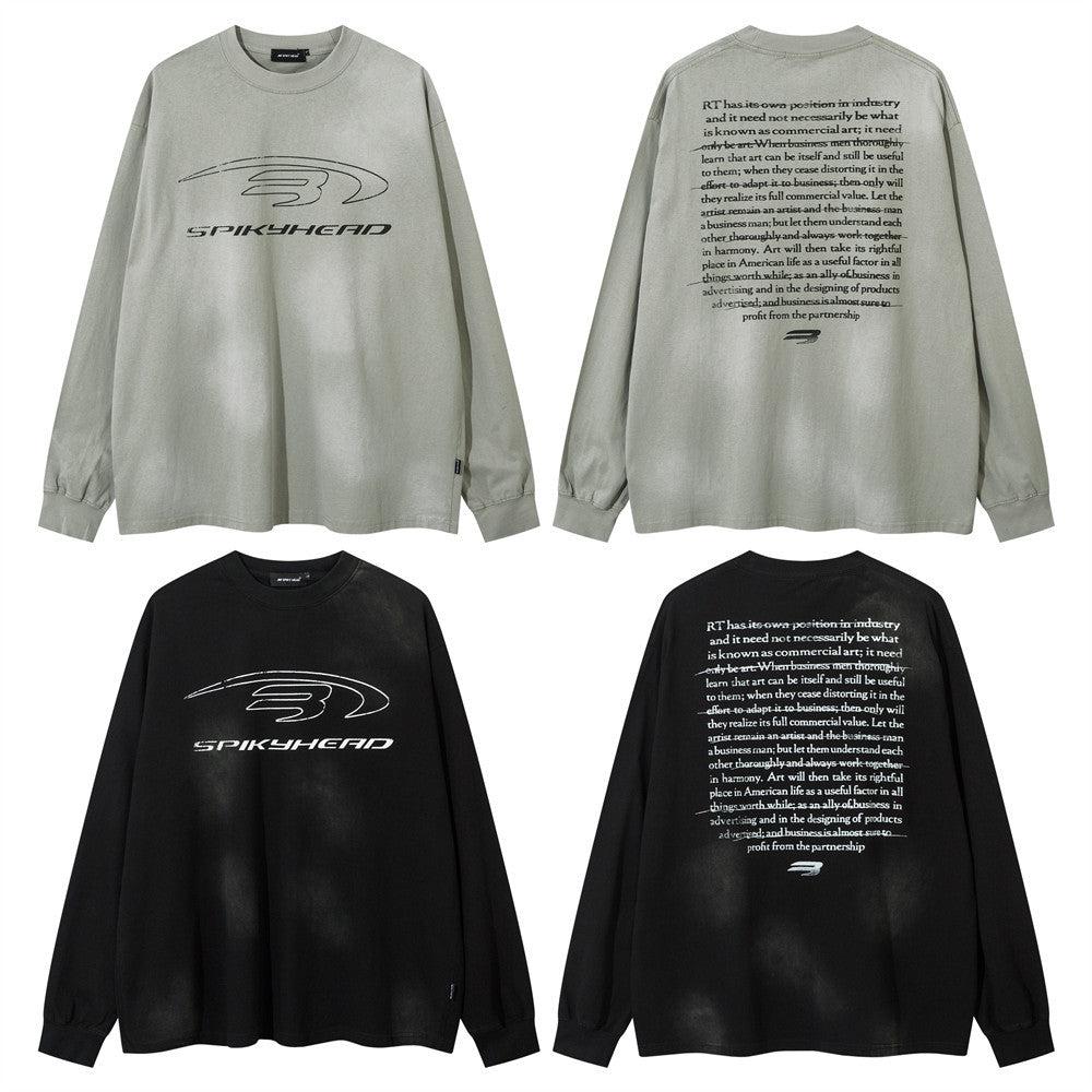 Men's Spring And Autumn Cotton Loose Top