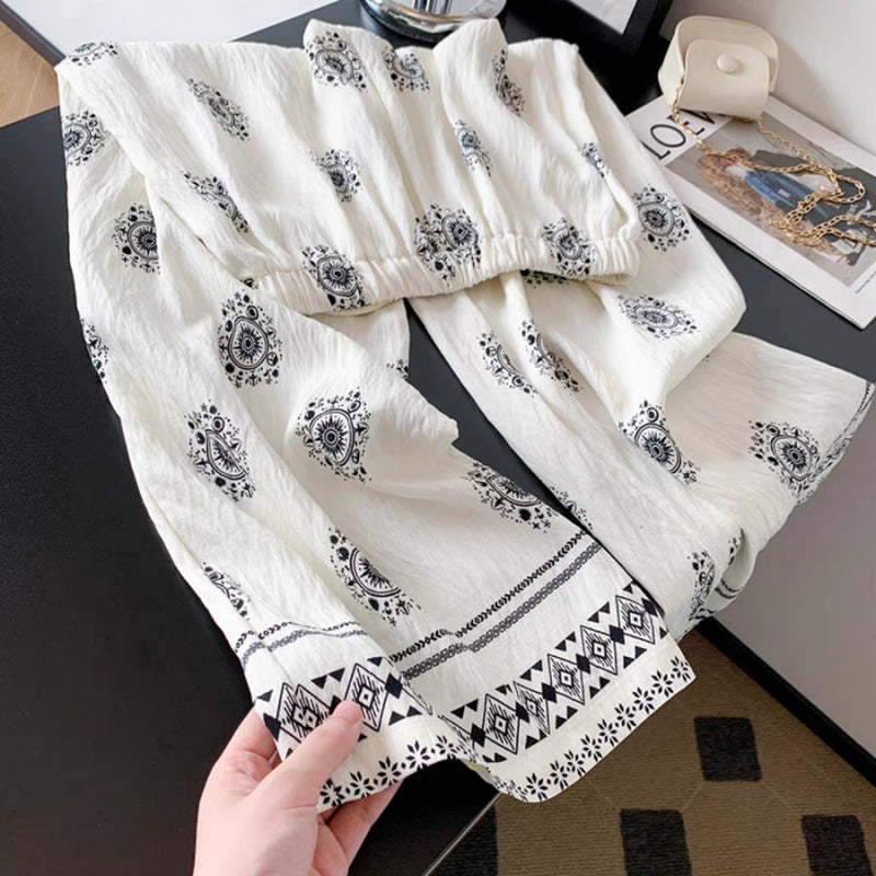 Bohemian-style Linen Wide-leg Pants For Women Perfect For Summer