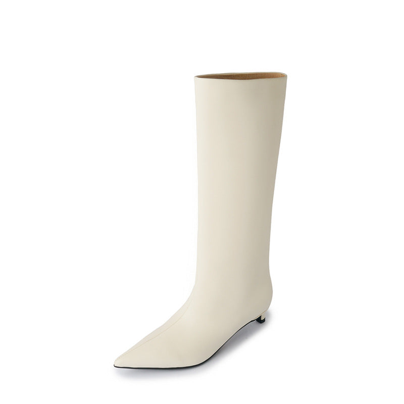 Loose Thin And Comfortable Kitten Heel Fashion Boots