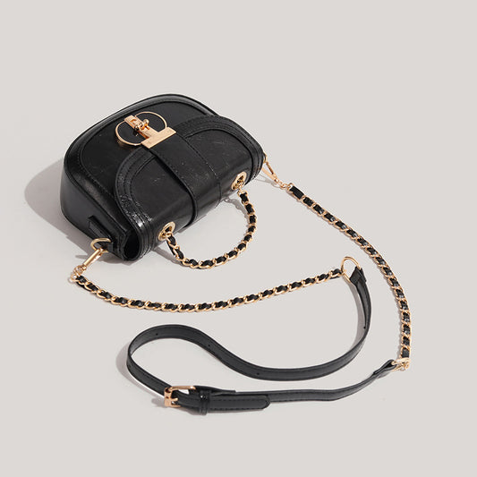 Saddle Crossbody Bag Chain All-match
