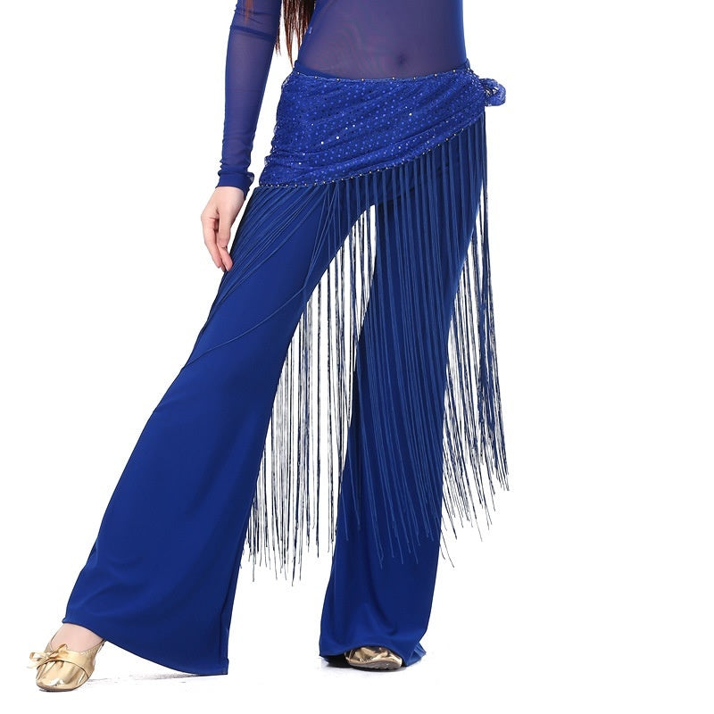 Highlight Tassels Waist Chain Practice Clothes Hip Scarf