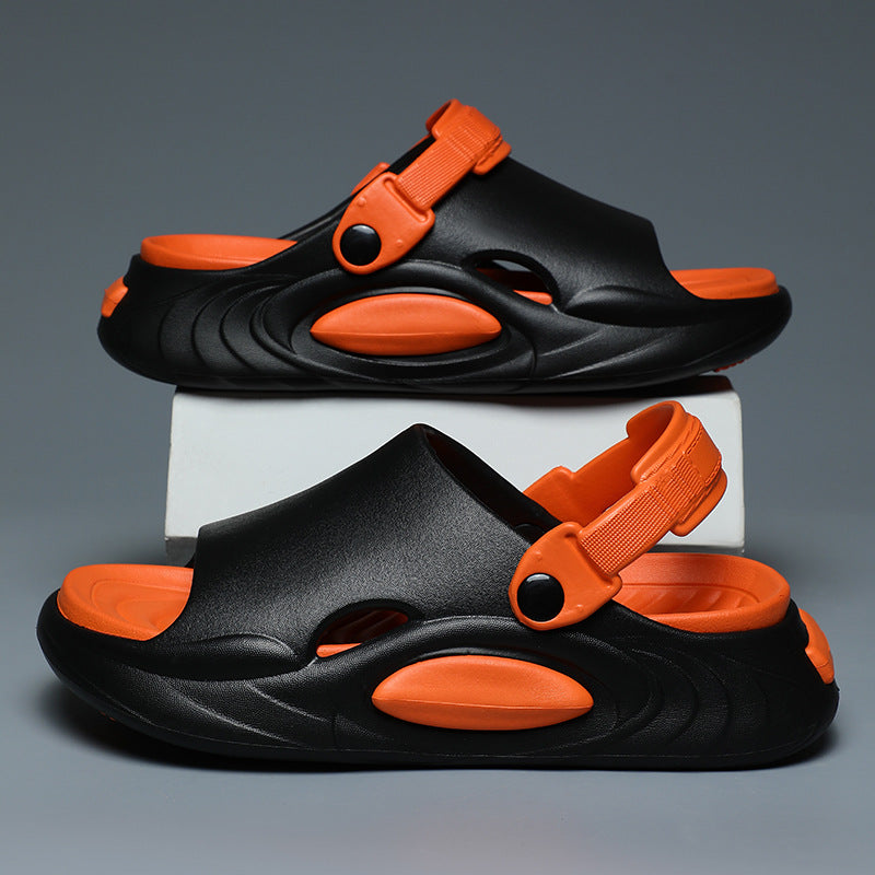 New Summer Men's Sandals Non-slip Deodorant Platform