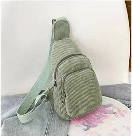 Women's Fashion Casual Solid Color Single Shoulder Crossbody Bag