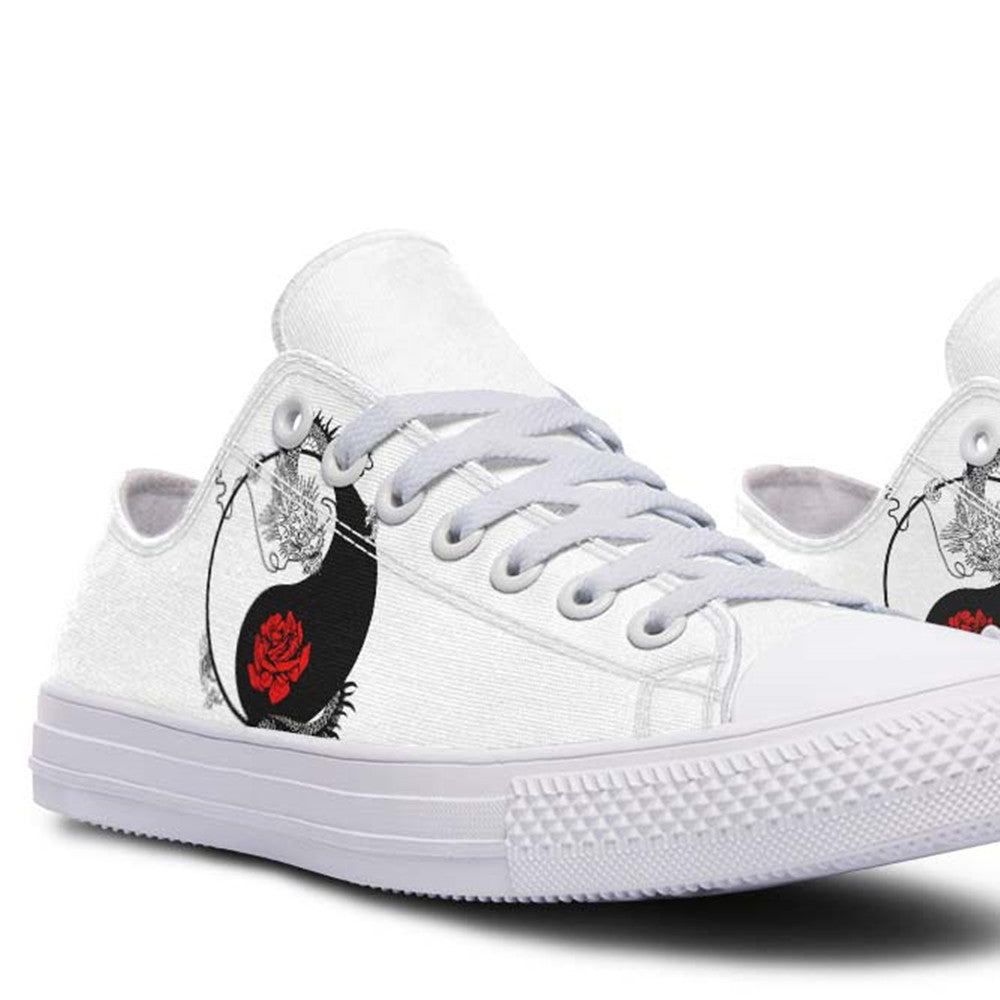 Fashion Print Couple Low-Top Canvas Shoes