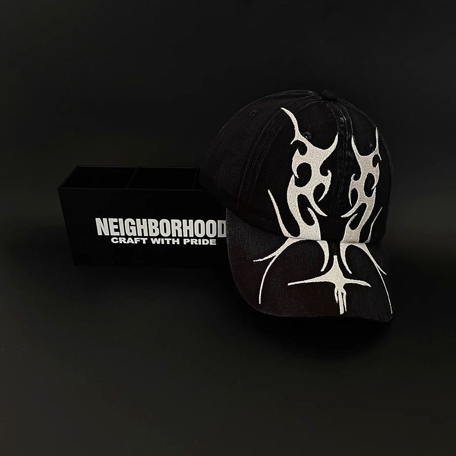 Embroidered Flame Baseball Cap Unisex Streetwear For Trendsetters Perfect For Any Look