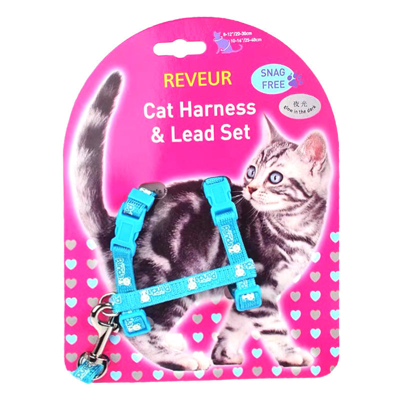 Cat Chest Strap Night Reflective Anti-lost