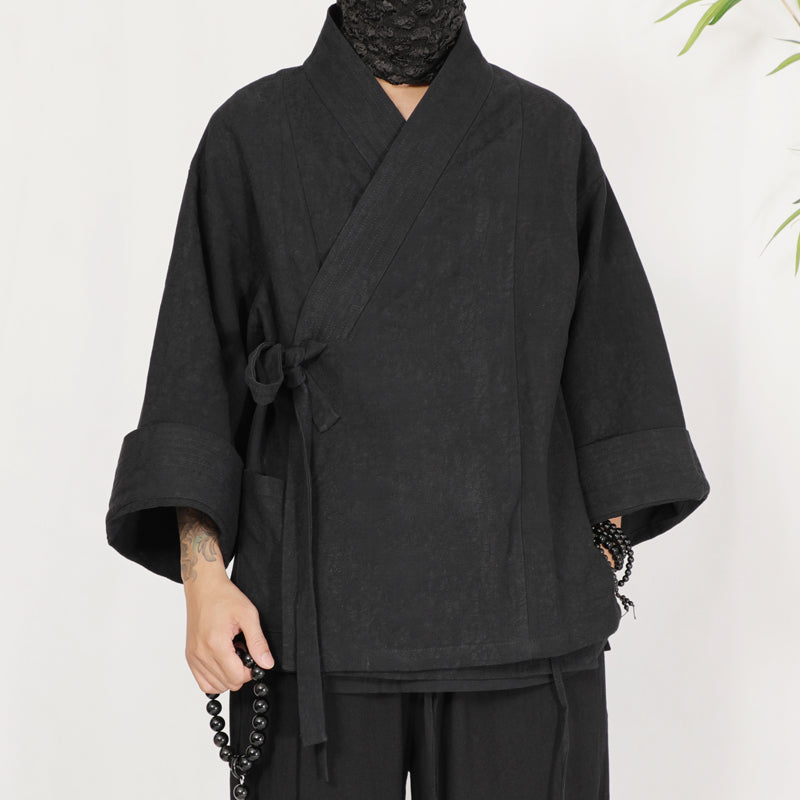 Split Sleeved Jacket Short Men's