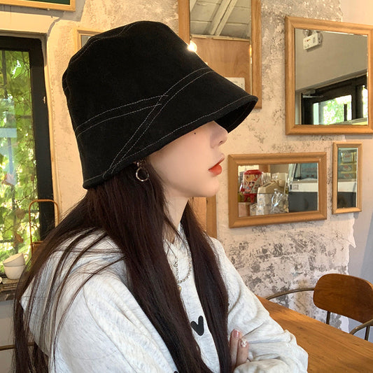 Korean Bucket Hat Casual Trendy Cool Bucket Hat