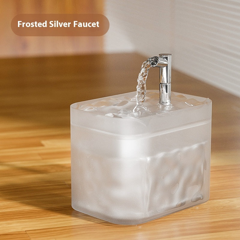 Cat Water Fountain Automatic Circulation Flow Water Fountain Kitten Drinking Water Apparatus