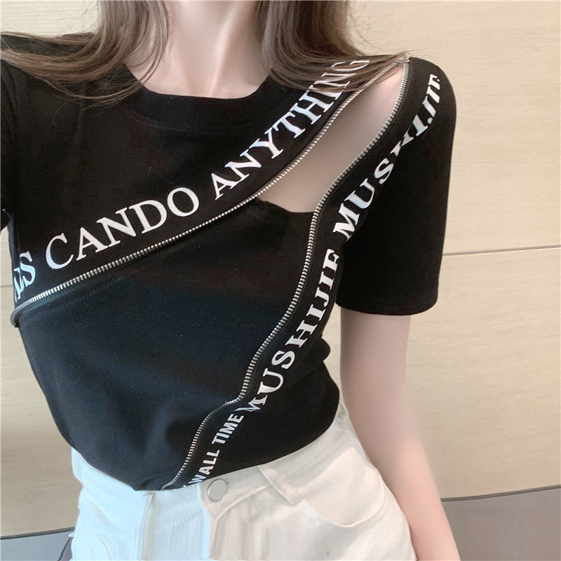 Irregular Design Sensational Short Sleeve T-Shirt