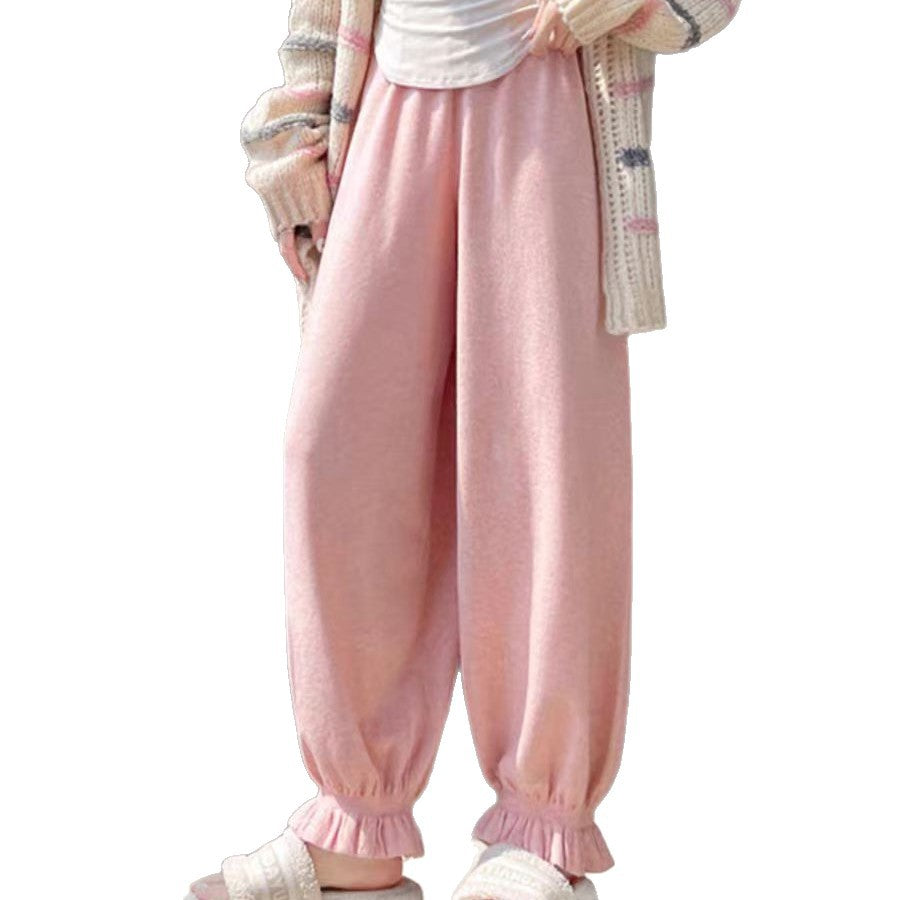 Knitted Harem Pants Women's Spring And Autumn Korean Style