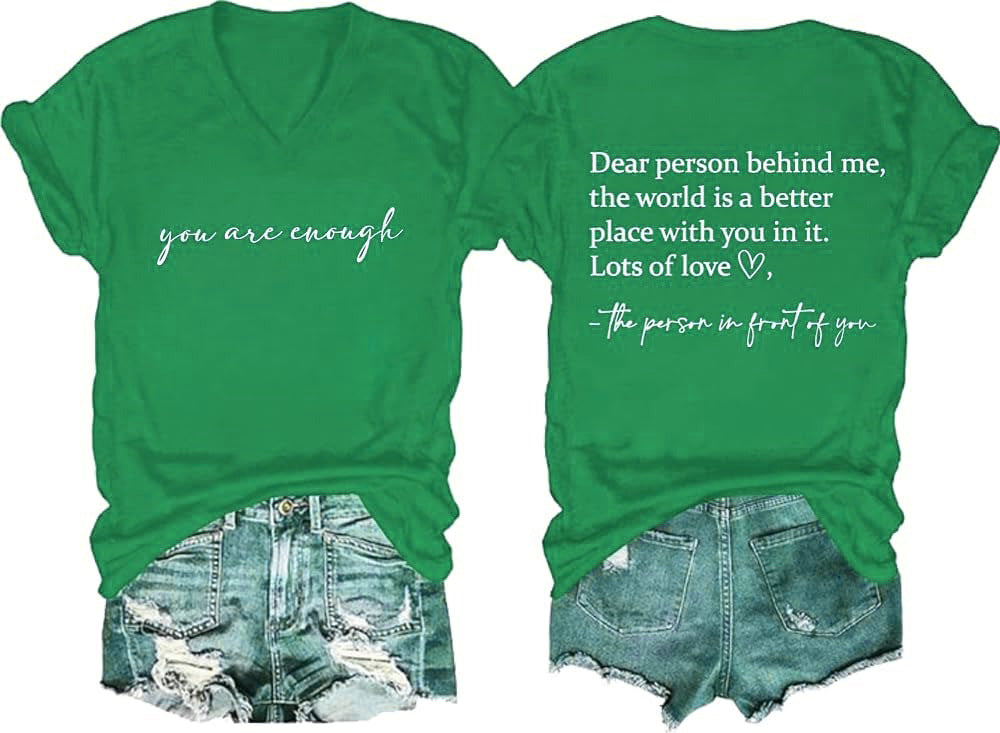 Stylish Womens V-Neck Short-Sleeve Pullover With A Print Pattern