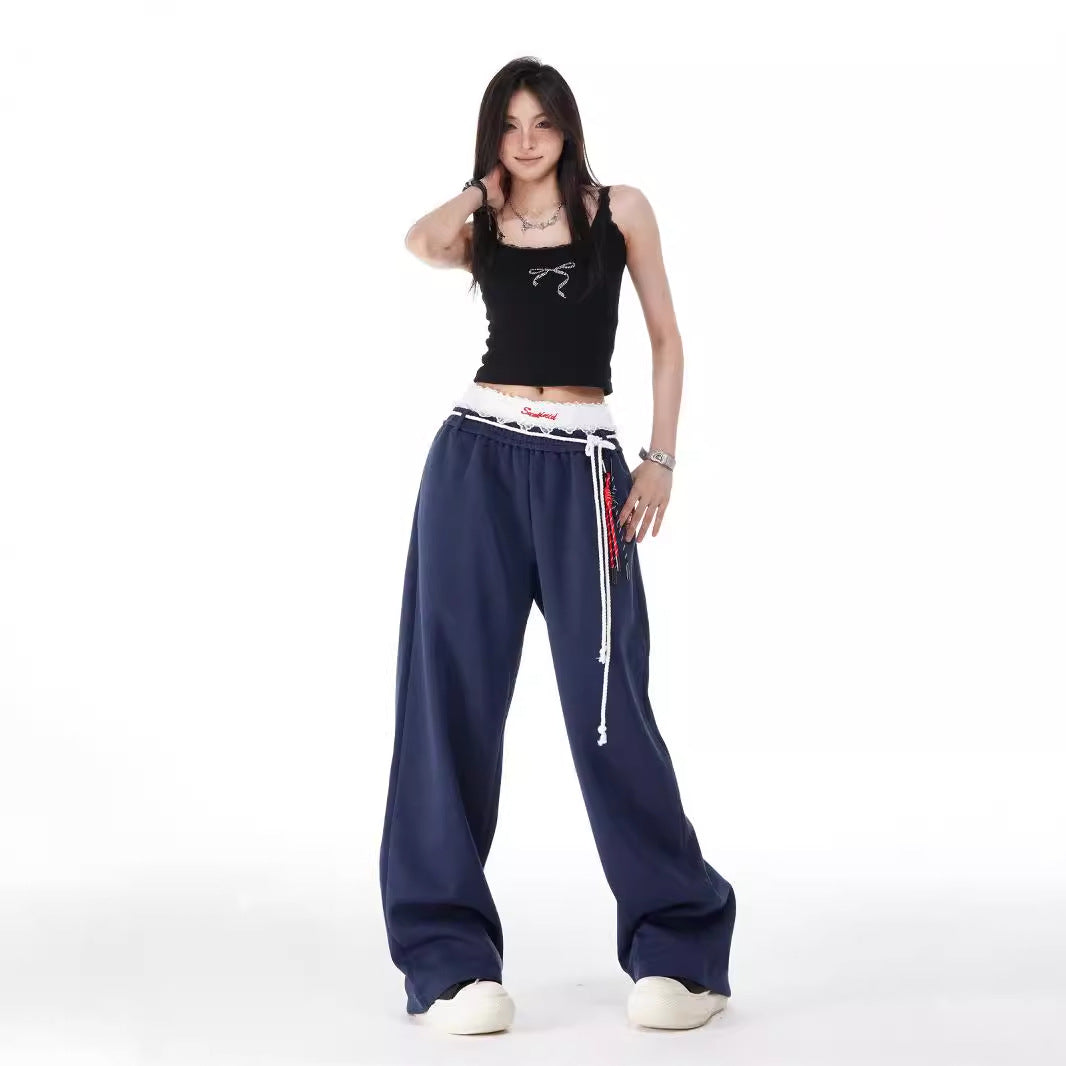 Dance Hip Hop Sports Sweatpants Straight Loose Hip-hop Trousers
