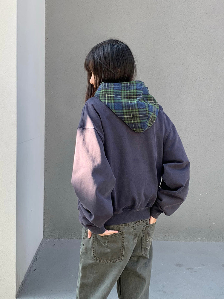 Retro Cleanfit Sweater til mænd og kvinder, niche-design hættetrøje