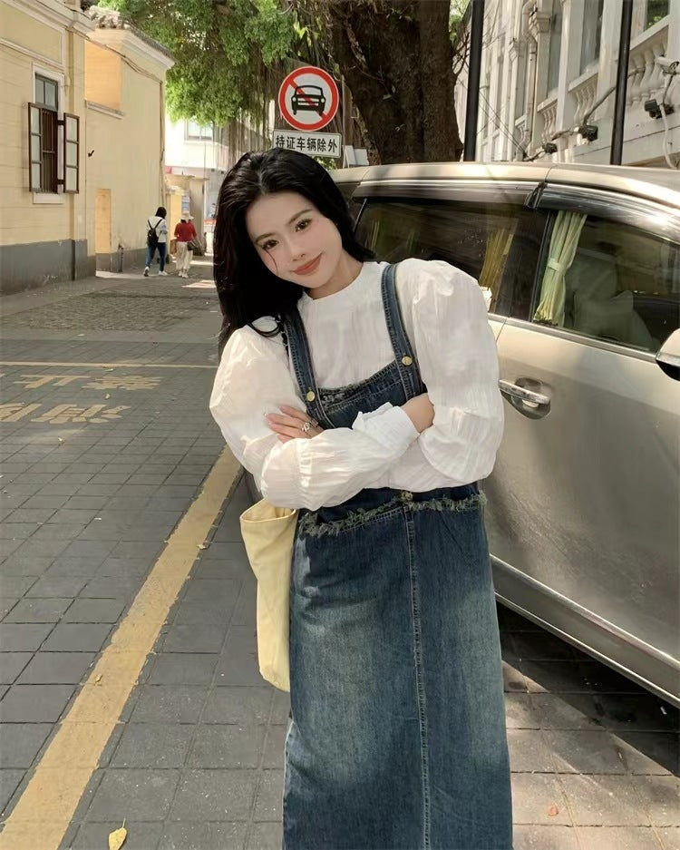 New SpringSummer Blue Denim Dress For Women