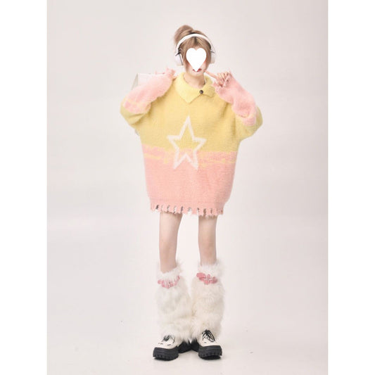 Sweet Dopamine XINGX Top Sweater Mink