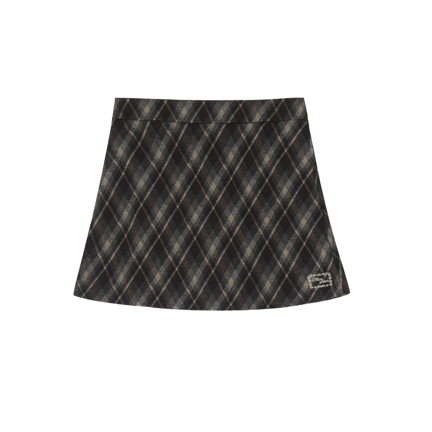 Women's New American Retro College Style Plaid Skirt