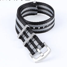 Colorful Striped Canvas Belt 20ADD22mm