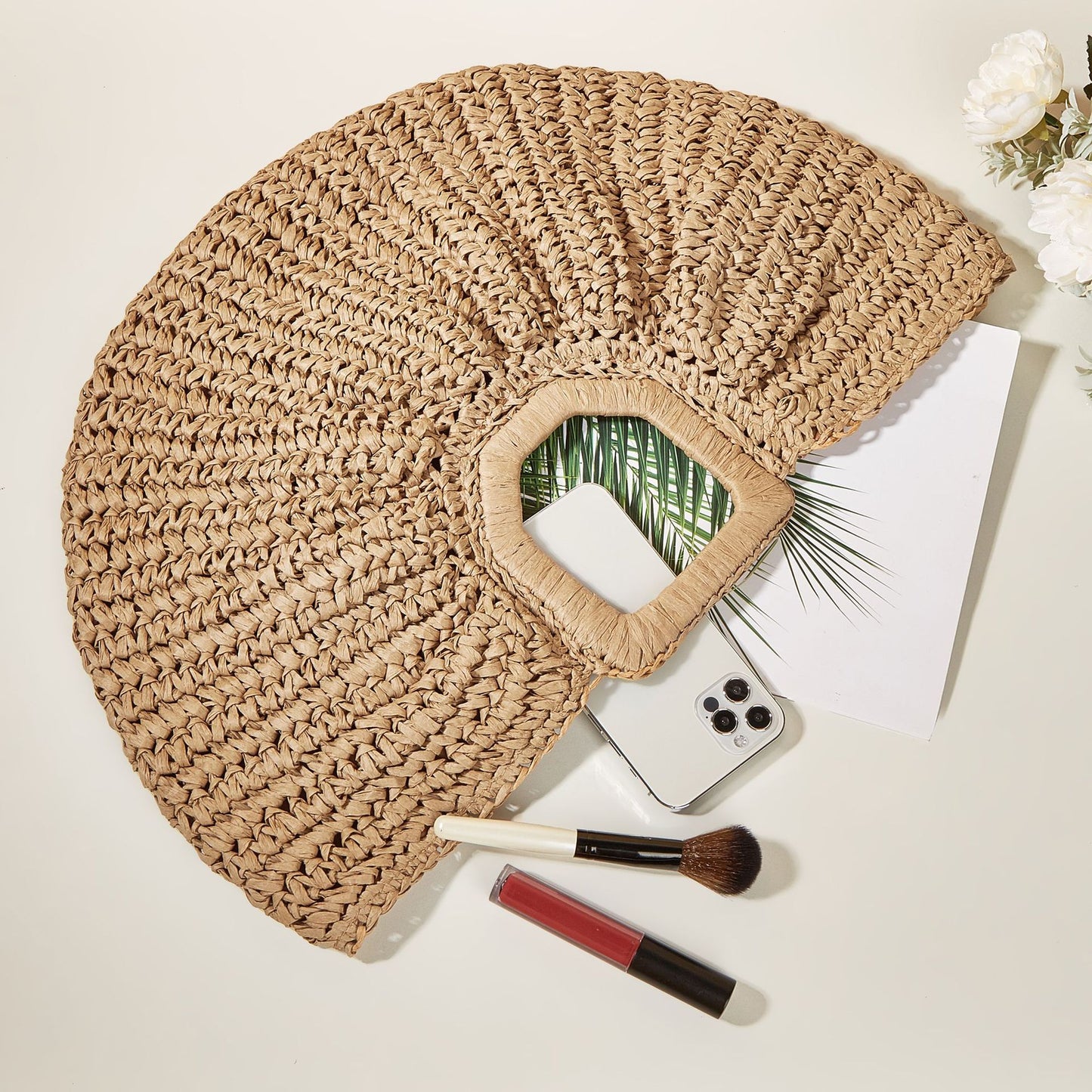 Women's Fashion Casual Vintage Hand-carried Straw Bag