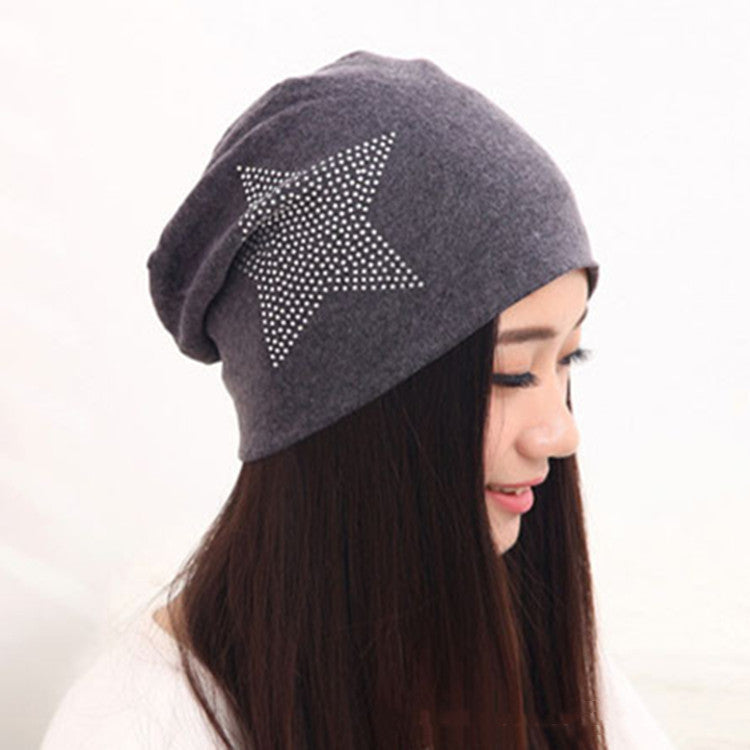Fashion Hot Drilling Pentagram Hat
