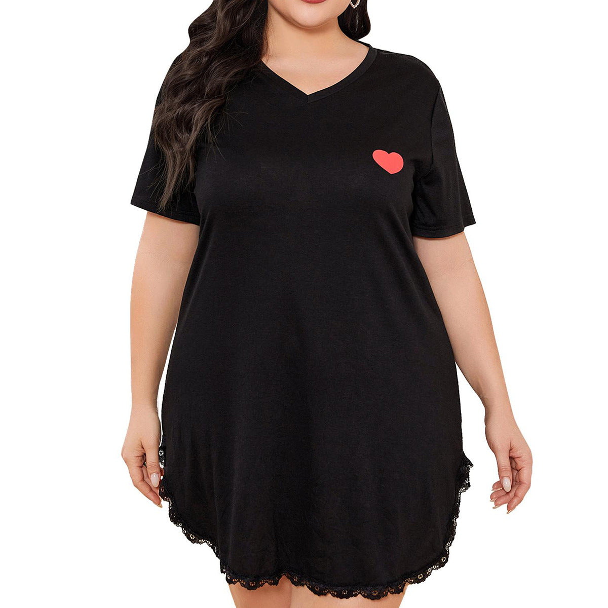 European And American Plus Size Pajamas Women's Summer