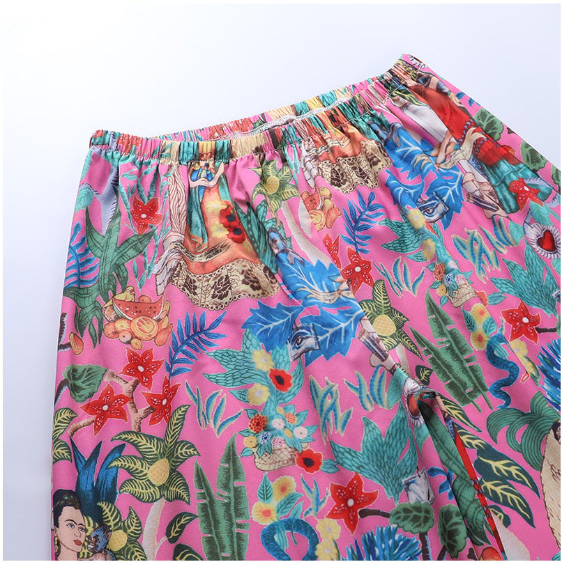 Women's Printed Casual Pants Factory Direct