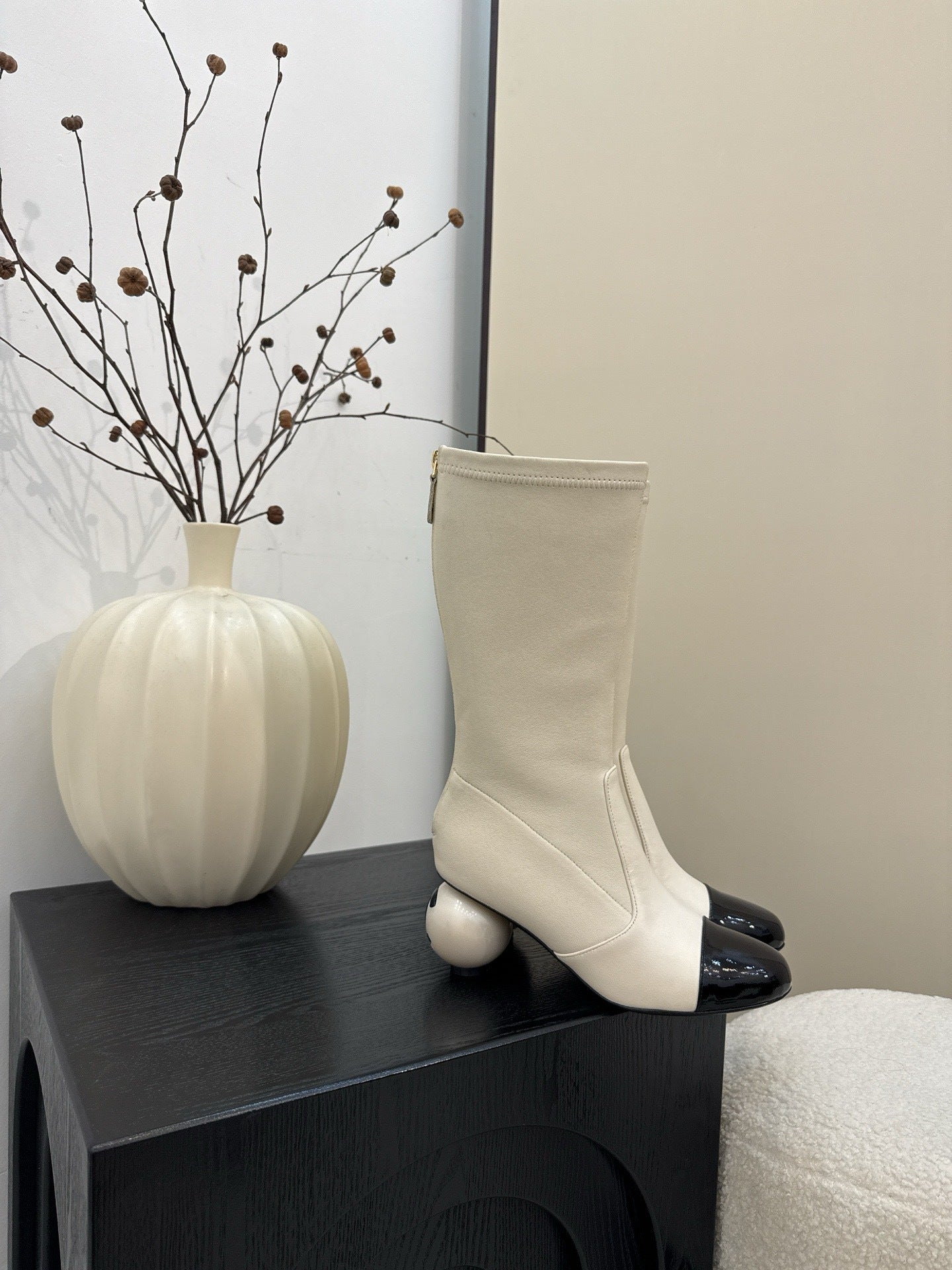 Autumn And Winter Classic Style Chunky Heel Ankle Boots