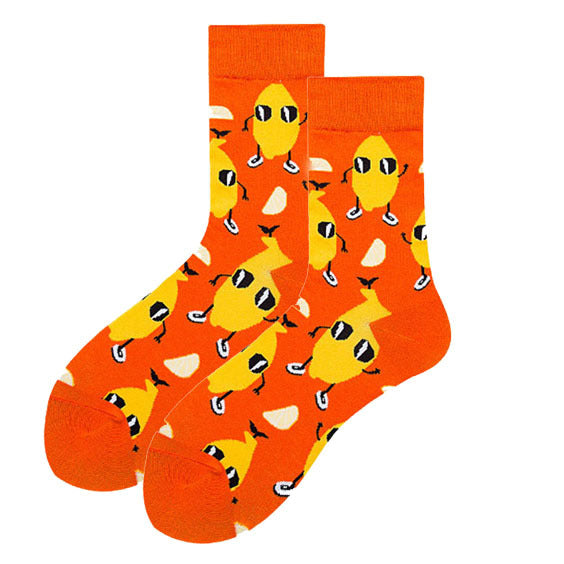 Artistic Cotton Socks Ins Four Seasons Trendy Women's Socks Cat