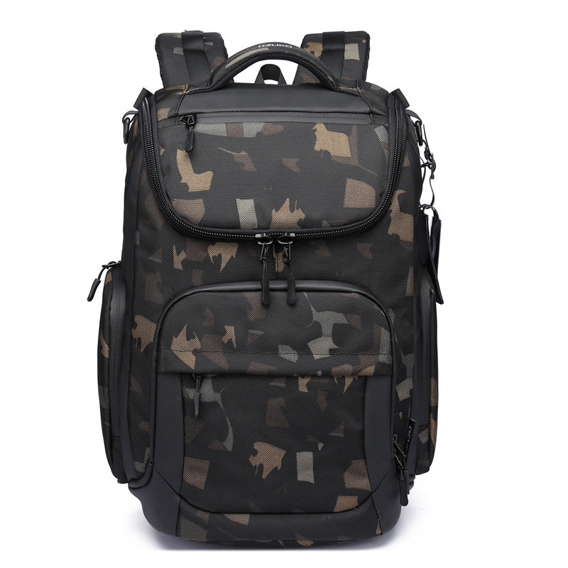 Outdoor Waterproof Computer Bag For Men Business Backpack With Multiple Pocket Design