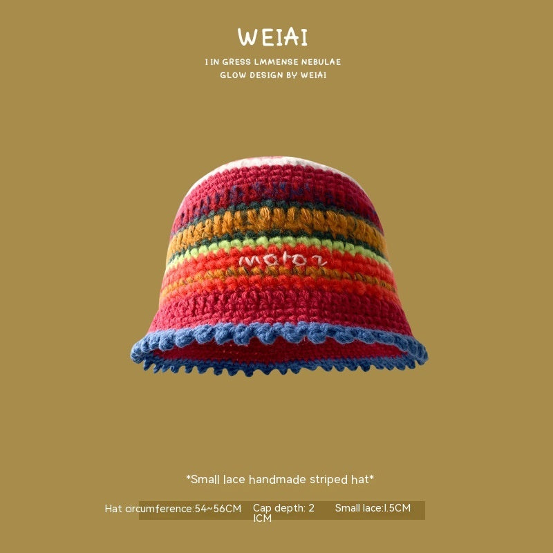 Dopamine Hat Women's Retro Knitted Warm