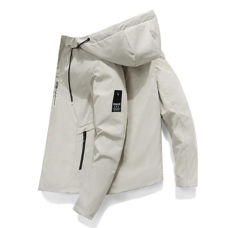 Spring And Autumn New Casual Large Size Jacket Men's Jacket