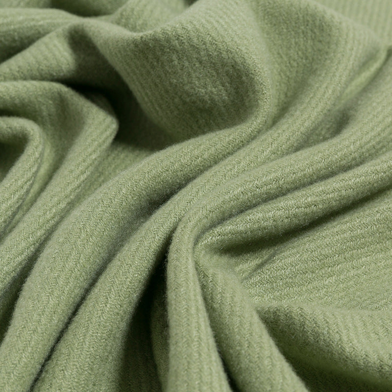 Women's Solid Color Thickened Cotton Cashmere Scarf