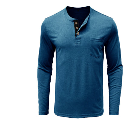 Men's Long Sleeve Round Neck T-shirt