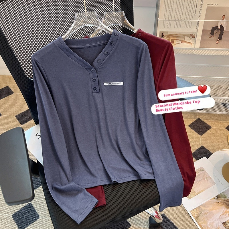 Autumn And Winter Inner Bottoming Shirt Women