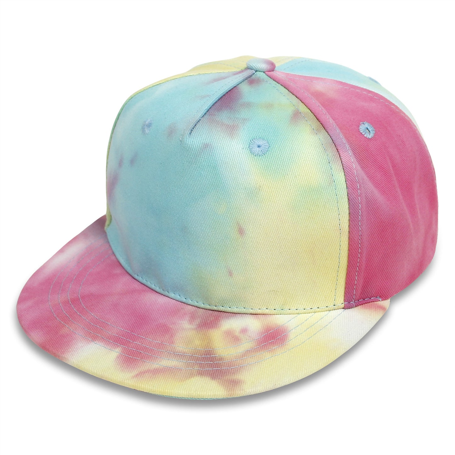 Boys And Girls Solid Color Tie Dye Baseball Hat