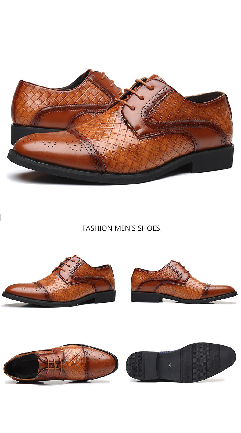 Herre trendy business casual lædersko