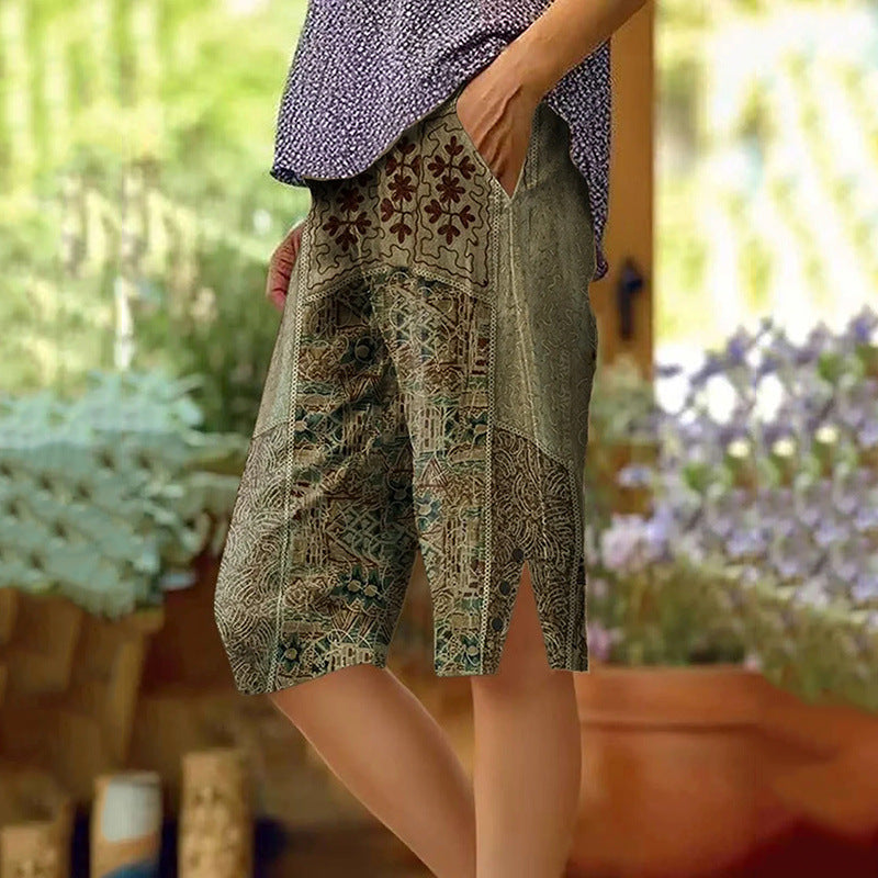 Women's Fashion Personalized Floral Casual Shorts