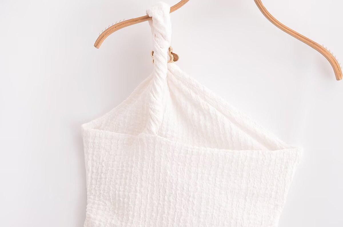 Stylish Simple And Versatile Slim-fit One-shoulder Top