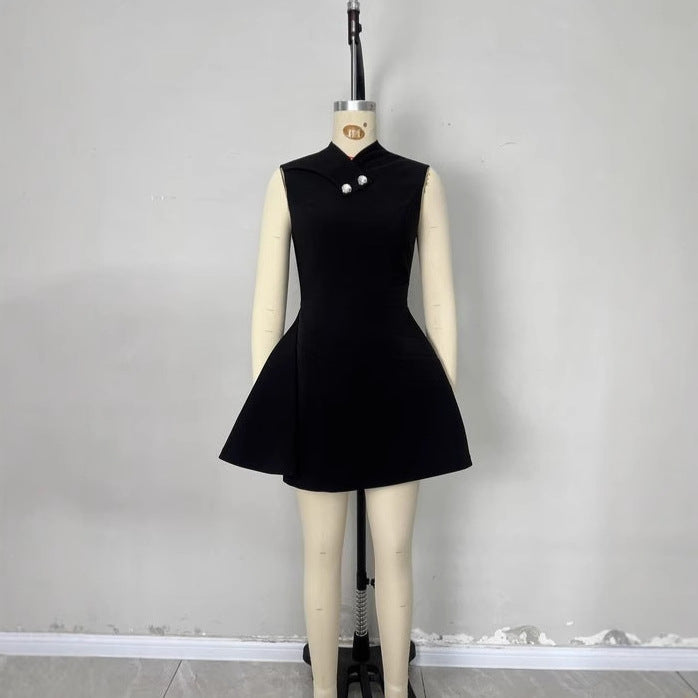 Spring Womens Sleeveless Slim Fit Mini Dress