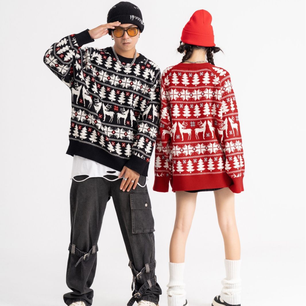 Løs og moderne casual sweater til par - mænd og kvinder