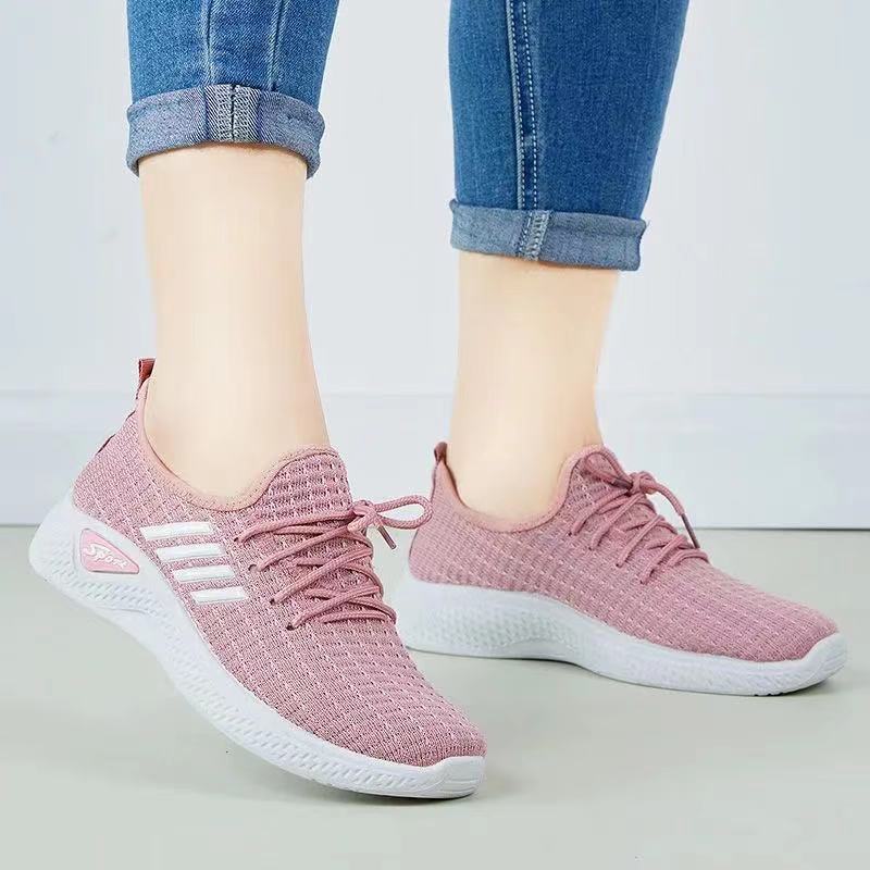 Kvinders sneakers Blød sål afslappede lave løbesko