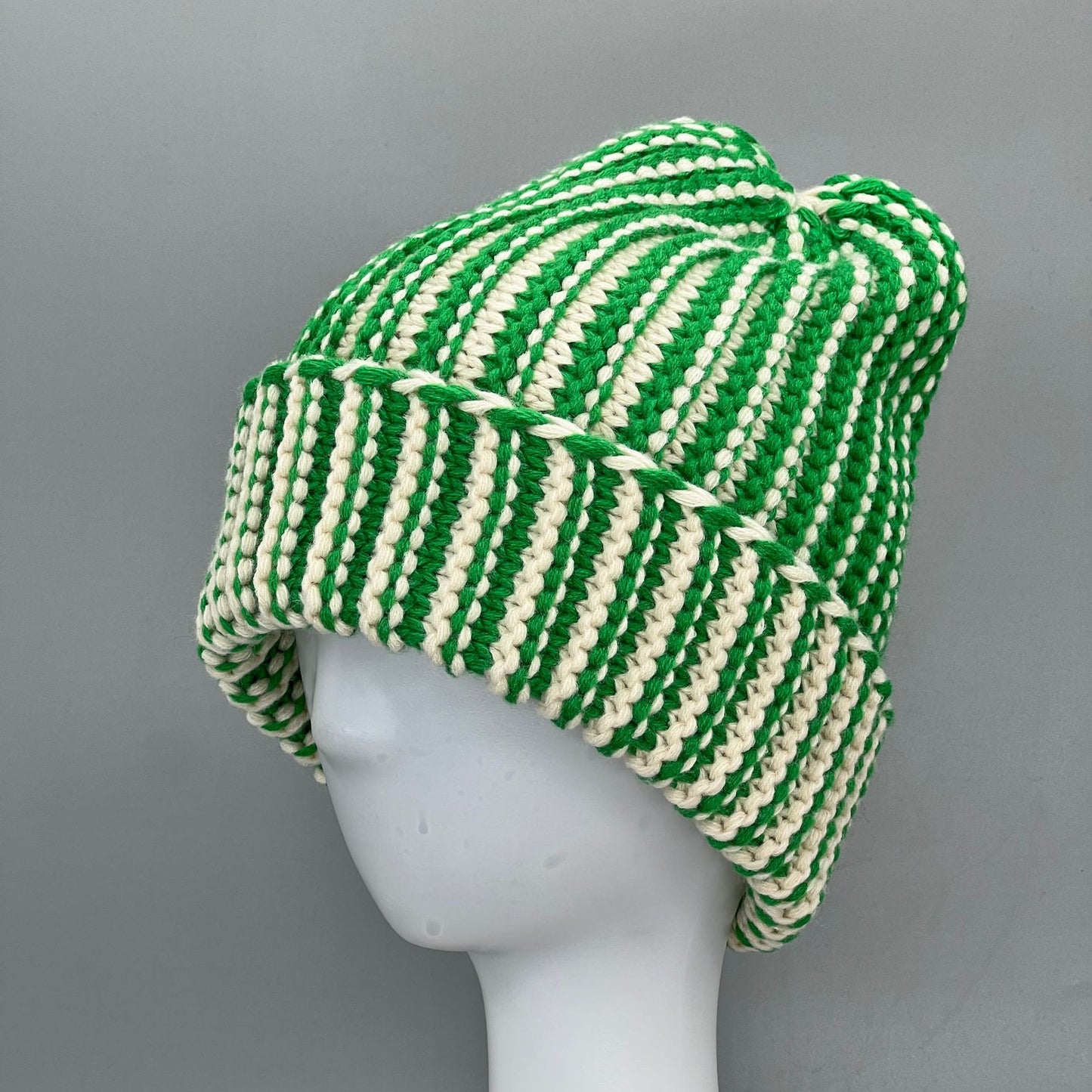 Autumn And Winter Hat Color Blocking Warm Ear Protection Wool Hat