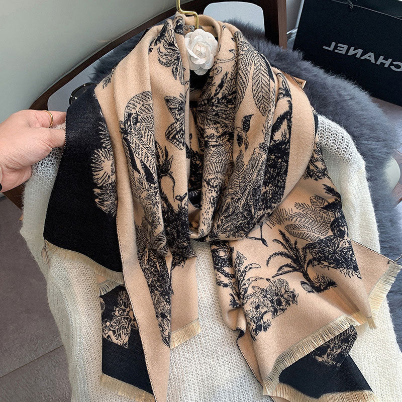 Women's Fashion Warm Scarf Temperament Shawl