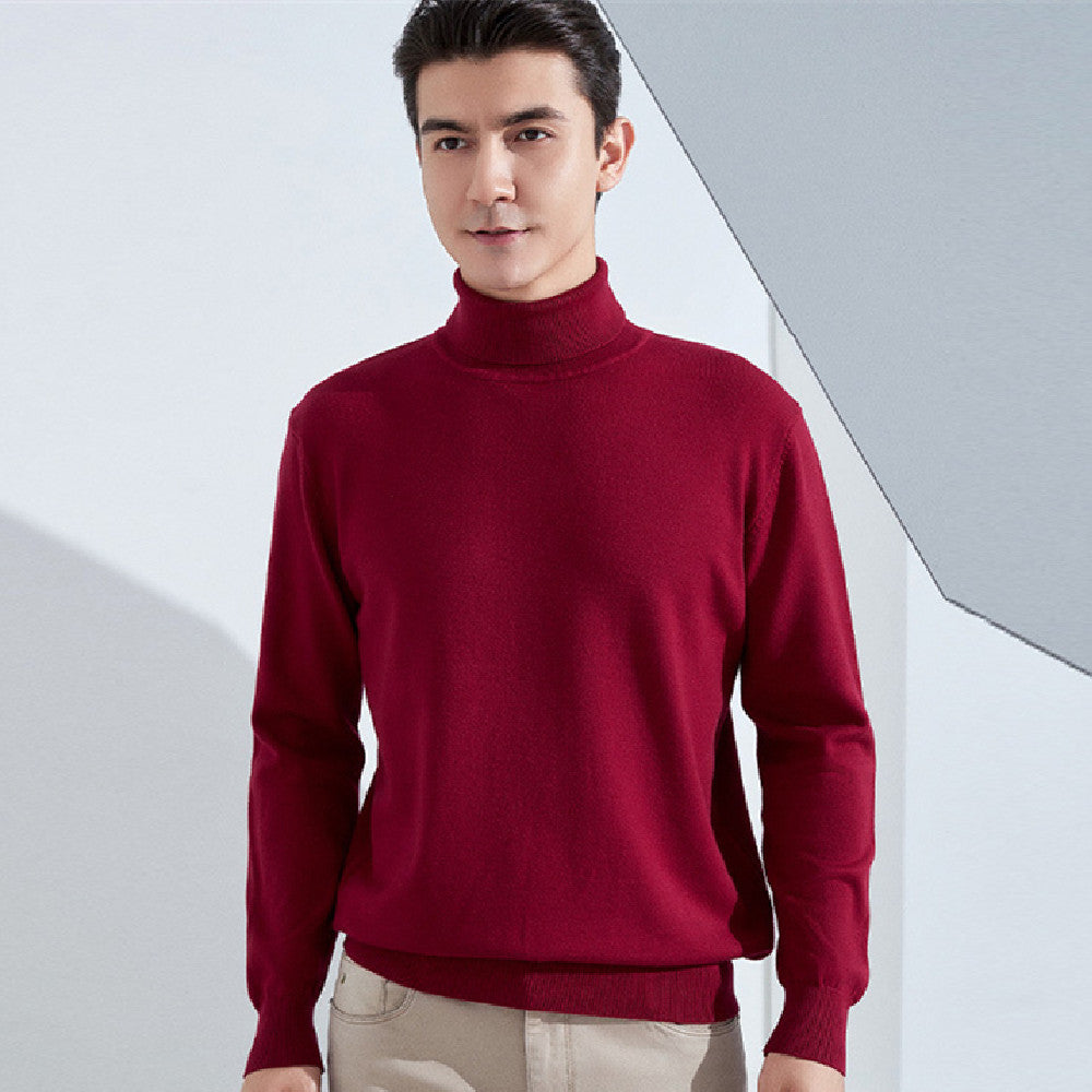 Turtleneck Sweater Men's Casual All-match Bottoming Shirt