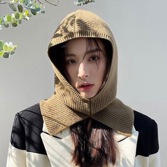 Women's Autumn And Winter Ear Protection Hat With Neck Balaclava