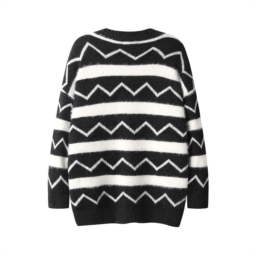 Loose Casual Sweater Coat For Men And Women