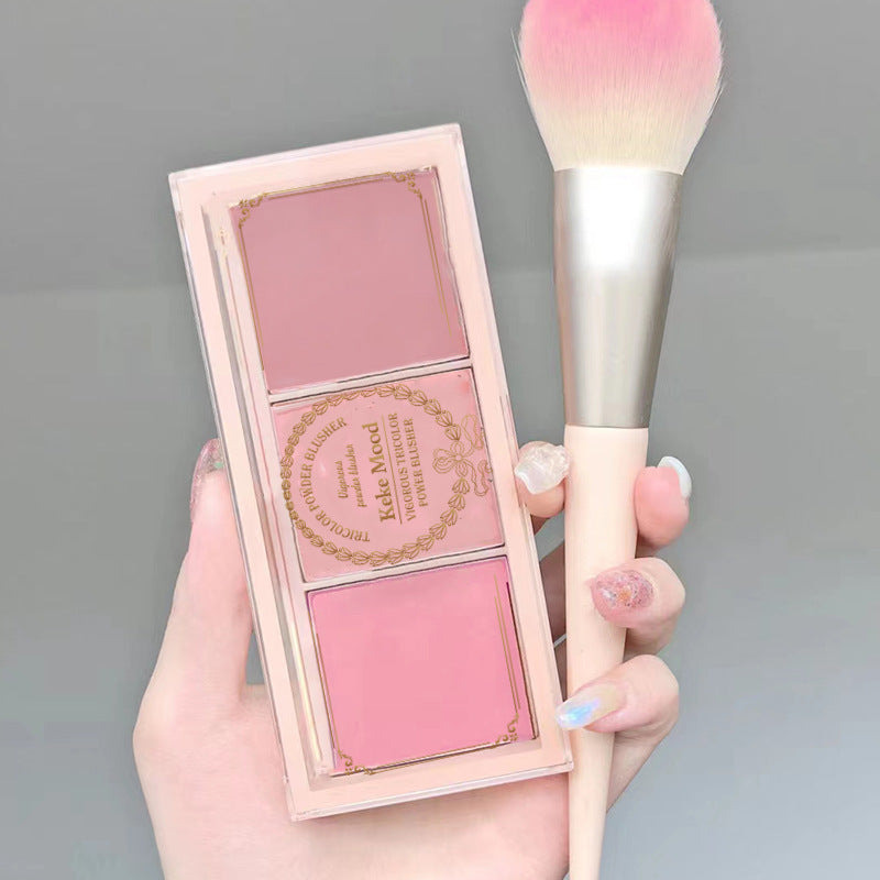 Afternoon Blusher Plate Natural Matte Long-lasting Rouge Student Makeup