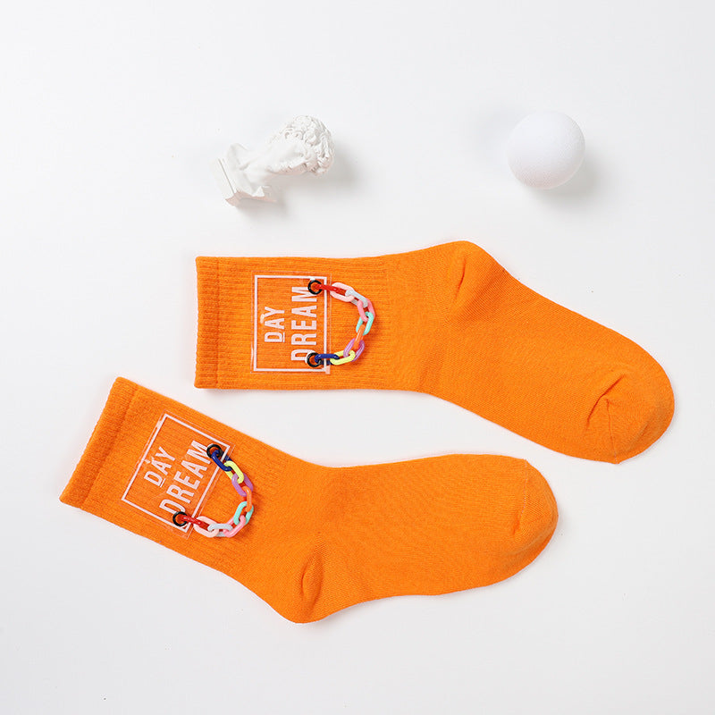 Korean Casual Breathable Sweat Socks